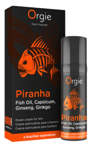 Orgie Piranha Power Cream krem intymny wspomagający erekcję 15 ml
