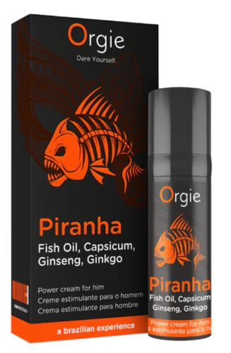 Orgie Piranha Power Cream krem intymny wspomagający erekcję 15 ml
