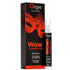 Orgie Wow! Strawberry Ice Spray oralny truskawkowy z mentolem 10 ml