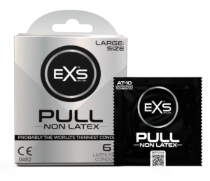 EXS Pull Large Prezerwatywy bez lateksu większy rozmiar 6 szt.