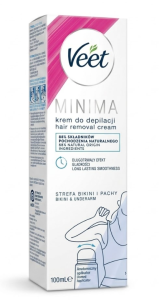 Veet Minima Krem do depilacji bikini i pach z aplikatorem do skóry wrażliwej 100 ml