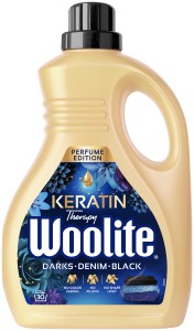Woolite Keratin Therapy Perfume Edition Płyn do prania czerń ciemne kolory jeans 1,8L 