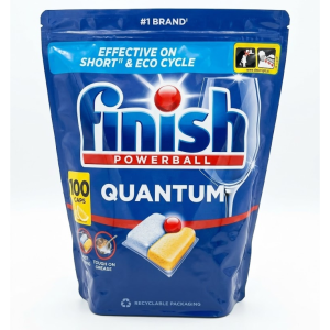 Finish Quantum Lemon Kapsułki do mycia naczyń w zmywarce 1040 g (100 sztuk)