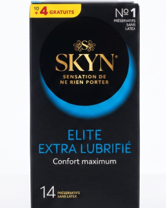 Skyn Elite Extra Lubrifié Prezerwatywy bez lateksu 14 szt