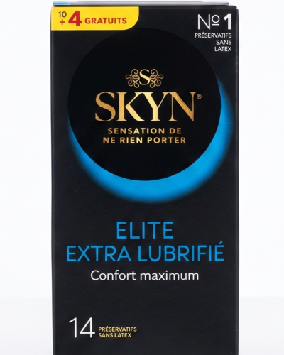 Skyn Elite Extra Lubrifié Prezerwatywy bez lateksu 14 szt