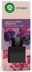 Air Wick Studio Patyczki Zapachowe Fuksja & Kwiat Porzeczki / Fuchsia & Currant Flower  80 ml