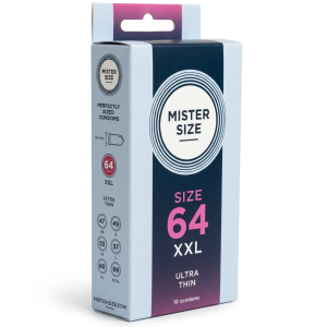 MISTER SIZE  64" Prezerwatywy dopasowane do rozmiaru 10 szt.