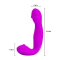 PRETTY LOVE Angelo dwustronny wibrator wielofunkcyjny strap-on 