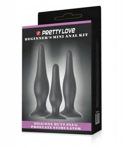ZESTAW - KORKI ANALNE PRETTY LOVE - MINI ANAL KIT
