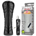 Masturbator Pochwa tuba z wibracjami 7 poziomów