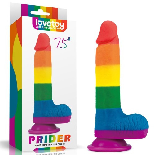  Lovetoy PRIDER tęczowe dildo LGBT 19,5 cm