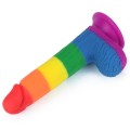  Lovetoy PRIDER tęczowe dildo LGBT 19,5 cm