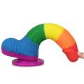  Lovetoy PRIDER tęczowe dildo LGBT 19,5 cm