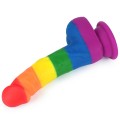  Lovetoy PRIDER tęczowe dildo LGBT 20,5 cm 