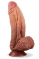 Lovetoy Grube Dildo XXL podwójny silikon