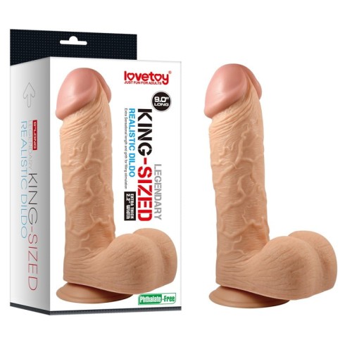Lovetoy Duże Dildo Penis z przyssawką 23 cm