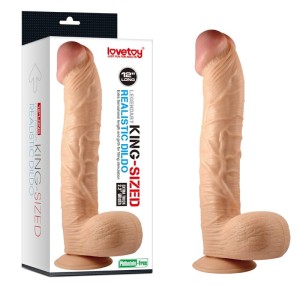 Lovetoy WIELKIE dildo penis z przyssawką 32 CM