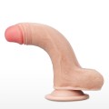 Lovetoy dildo Sliding Skin Dual Layer Dong 7" 