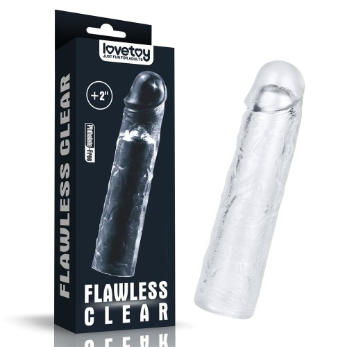 Lovetoy nakładka FLAWLESS CLEAR PENIS SLEEVE ADD 2''