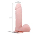 OLIVER realistyczne dildo na pilota z wibracjami