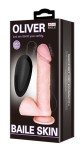 OLIVER realistyczne dildo na pilota z wibracjami