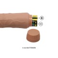Barbara Jeff wibrator z żyłami multi-speed 19,5 cm