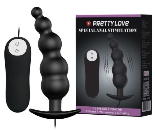 Pretty Love Korek Analny 12 funkcji wibracji