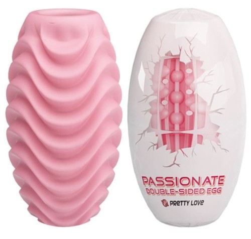 PASSIONATE DOUBLE-SIDED EGG Dwustronny Masturbator