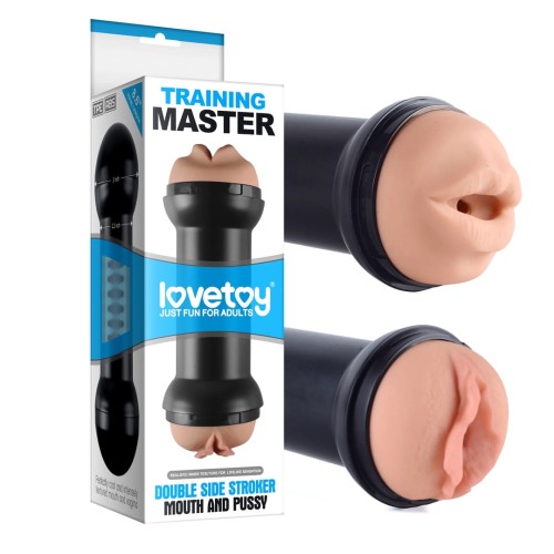 Lovetoy MASTURBATOR MĘSKI obustronny POCHWA I USTA