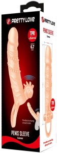 PRETTY LOVE Penis Sleeve Connor Nakładka WIBRACJE