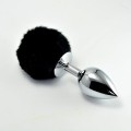 LOVE TOY metalowy PLUG korek analny POMOPON OGON